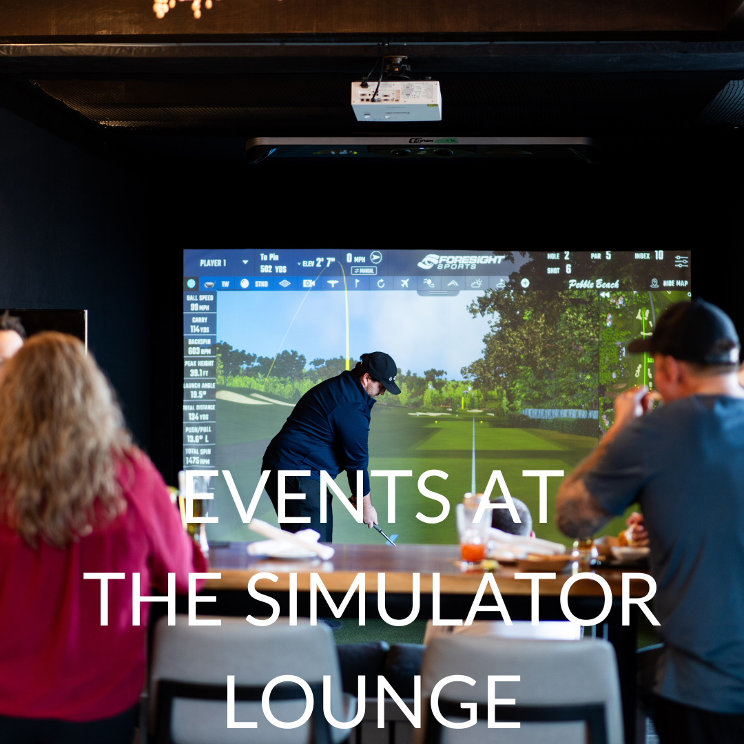 Events at the Simulator Lounge